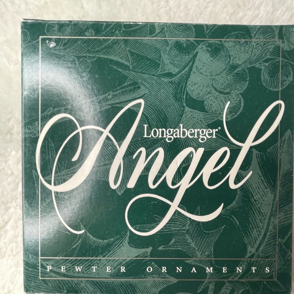 Longaberger Angel Pewter Ornaments